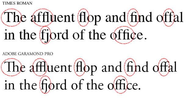 ligatures